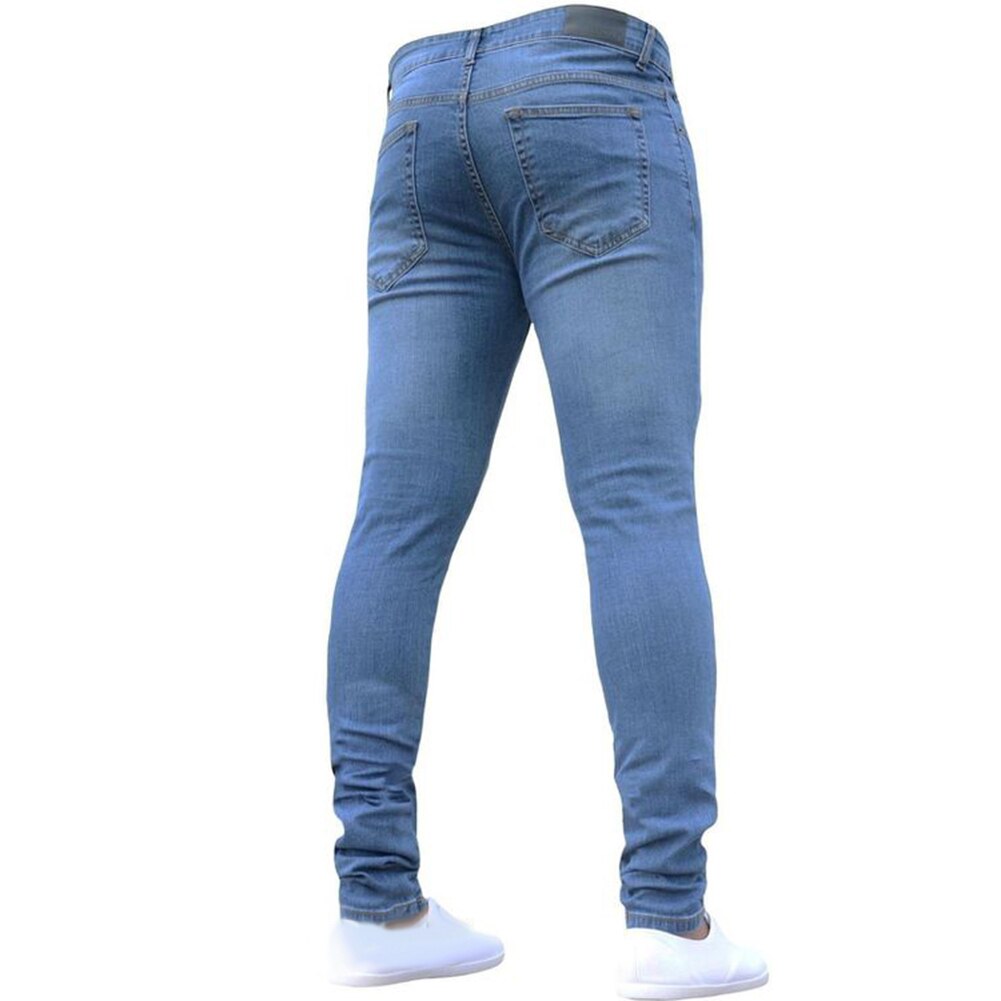 Hot Mens Skinny Jeans 2019 Super Skinny Jeans Men Non Ripped Stretch ...
